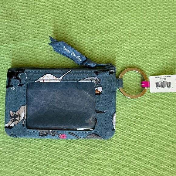 VERA BRADLEY CAT'S MEOW ZIP ID CASE:NWT CATS (#2) - Picture 6 of 10